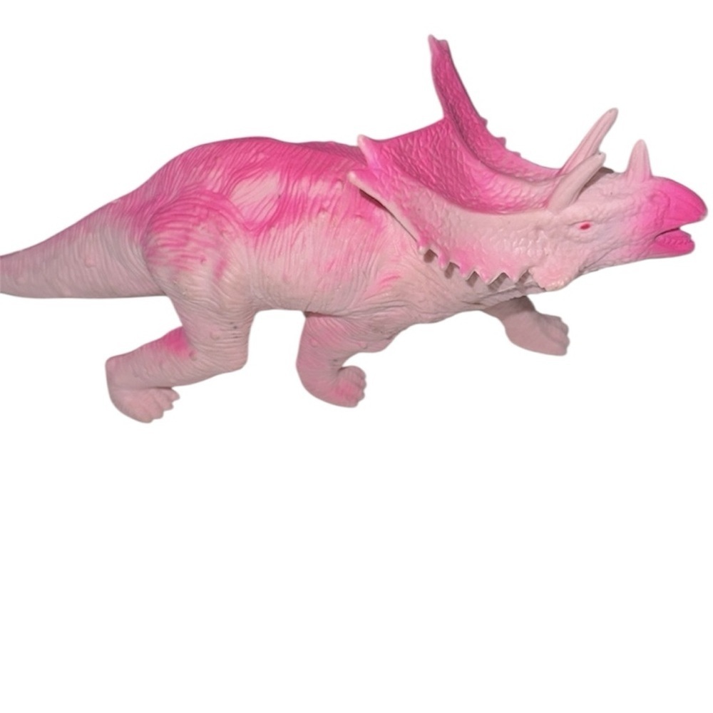 Pink rhinoceros toy